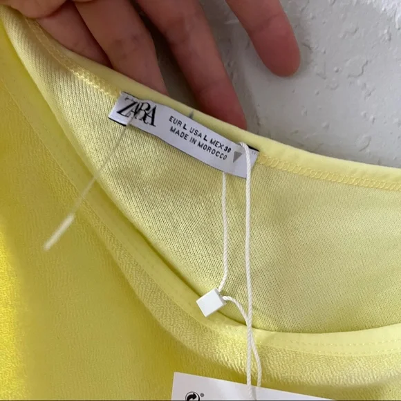 NWT Zara One shoulder tank crop L - Picture 4 of 6